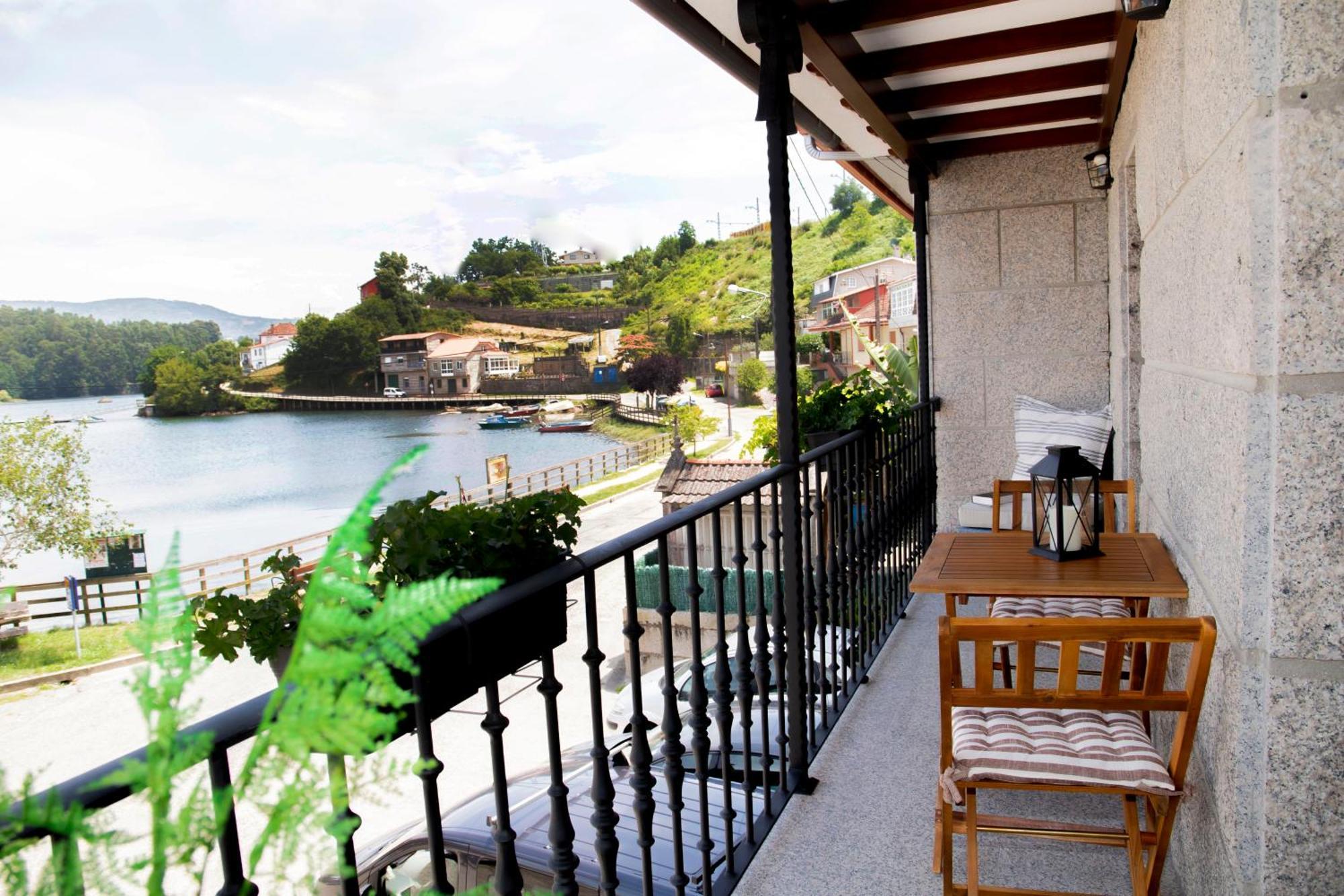 Villa Casa Da Marisma Redondela Esterno foto