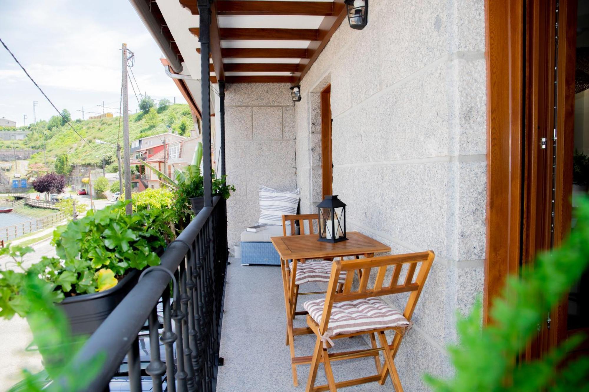 Villa Casa Da Marisma Redondela Esterno foto
